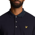 Navy - Back - Lyle & Scott Mens Rally Tipped Polo Shirt