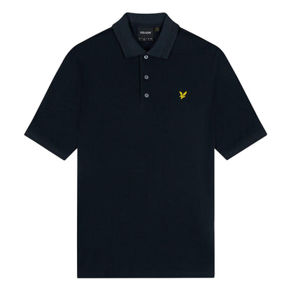 Navy - Front - Lyle & Scott Mens Rally Tipped Polo Shirt