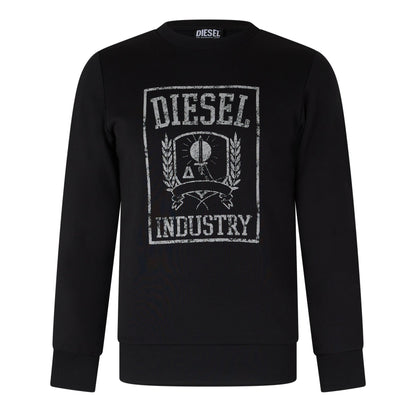 Caviar - Front - Diesel Mens Graphic Print Sweatshirt