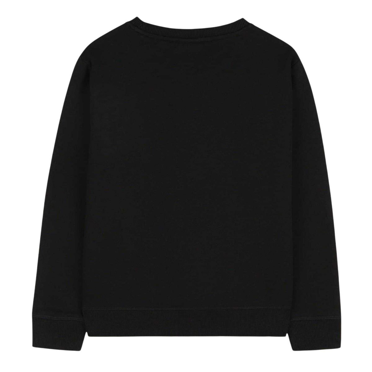 Black - Back - Hugo Boys Crew Neck Regular Sweatshirt