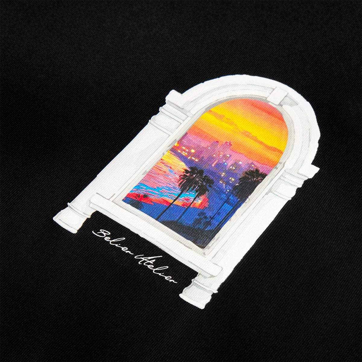 Black - Side - Belier Mens Miami Regular T-Shirt
