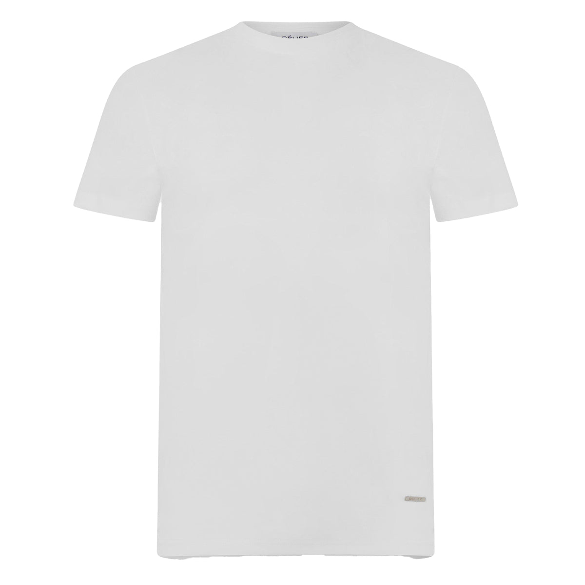 White - Front - Belier Mens Emblem T-Shirt