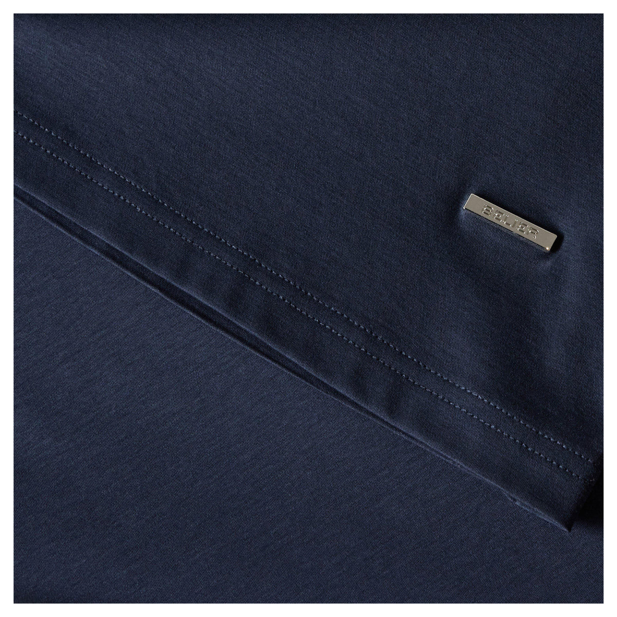 Navy - Side - Belier Mens Emblem T-Shirt