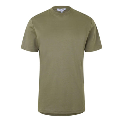 Olive - Front - Belier Mens Emblem T-Shirt