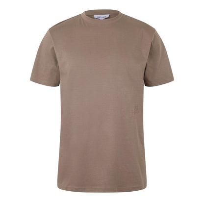Taupe - Front - Belier Mens Emblem T-Shirt