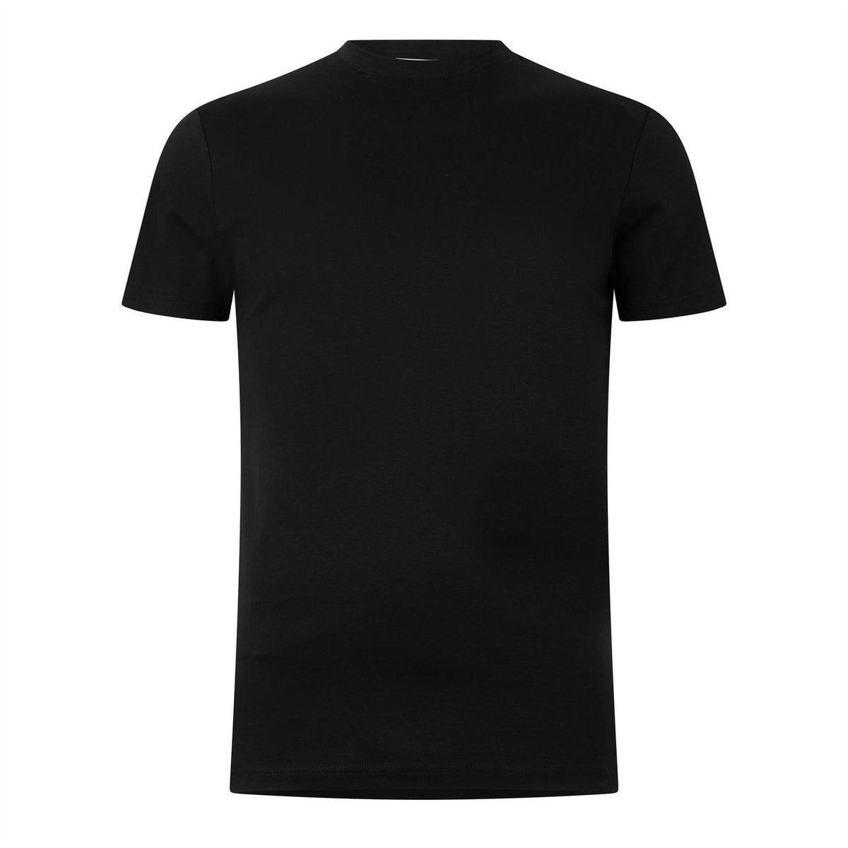 Black - Front - Belier Mens Emblem T-Shirt