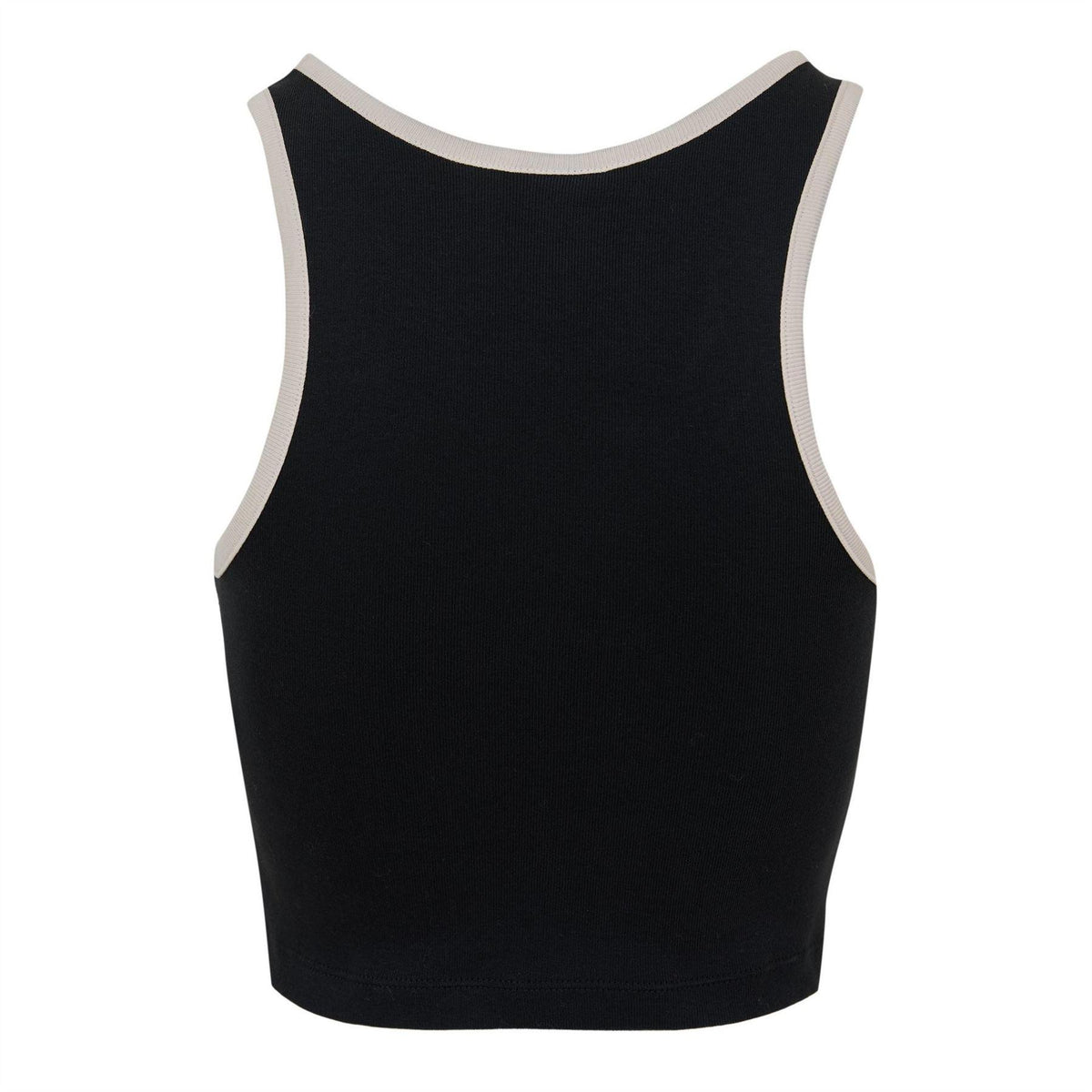 Black-Chalk - Back - Nike Womens-Ladies Contrast Tank Top