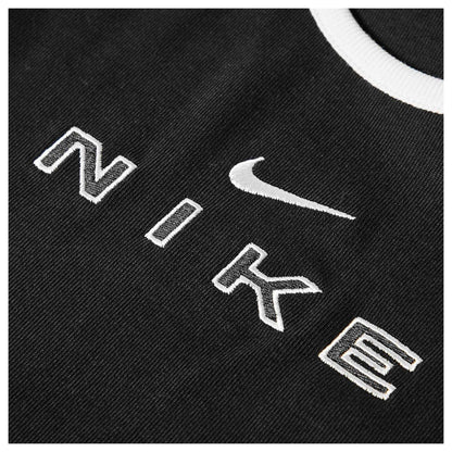 Black-Chalk - Side - Nike Womens-Ladies Contrast Tank Top