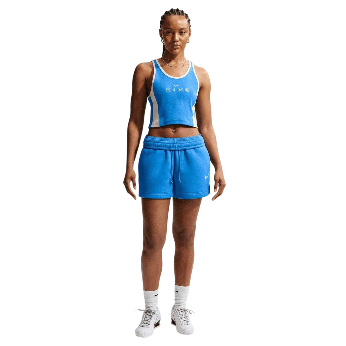 Photo Blue - Side - Nike Womens-Ladies Contrast Tank Top
