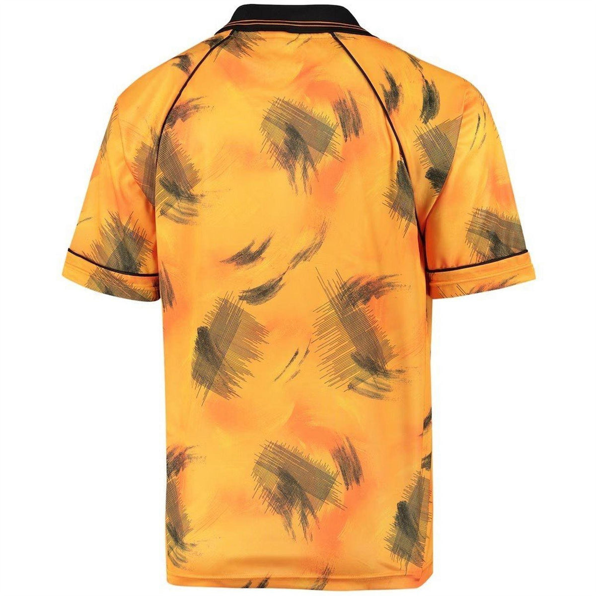 Orange-Black - Back - Score Draw Mens 1993 Wolverhampton Wanderers FC Football Jersey