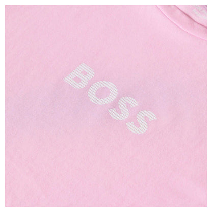 Light Pink - Side - Boss Mens Sailfish Jersey T-Shirt