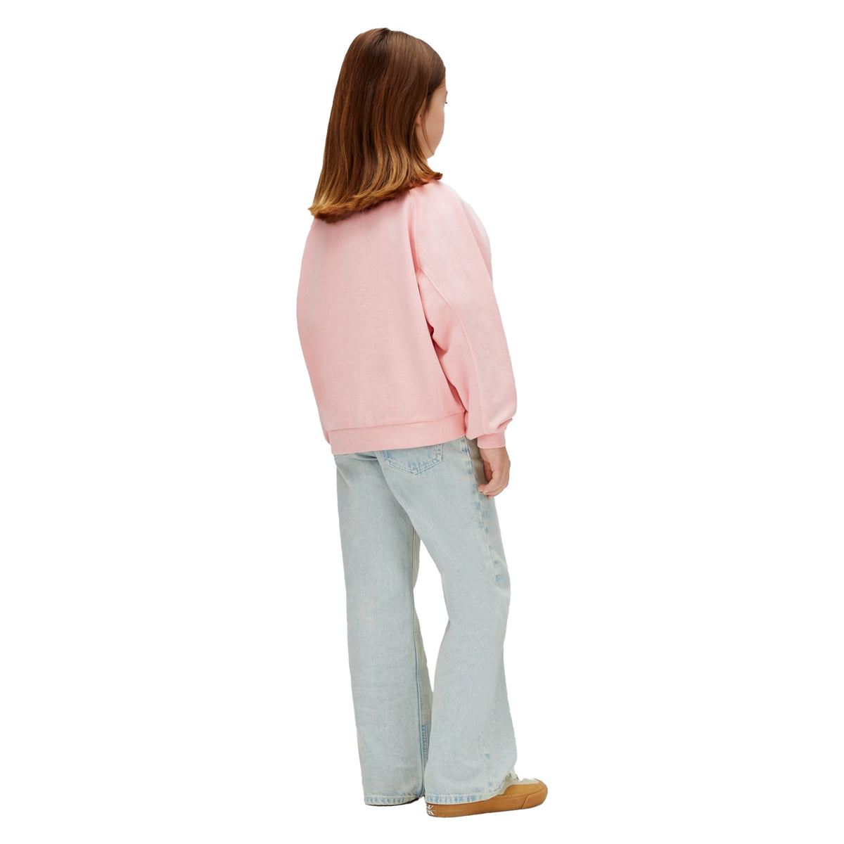 Pink - Pack Shot - Calvin Klein Childrens-Kids Relaxed Fit Sweatshirt