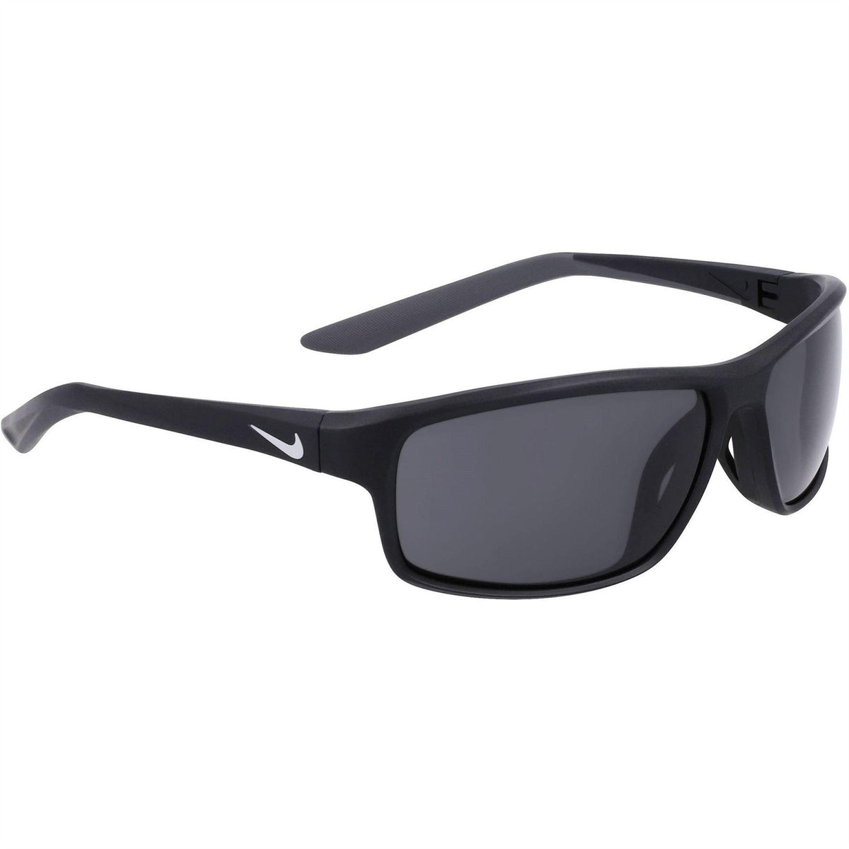 Black-Dark Grey - Side - Nike Mens Rabid 22 Rectangular Sunglasses