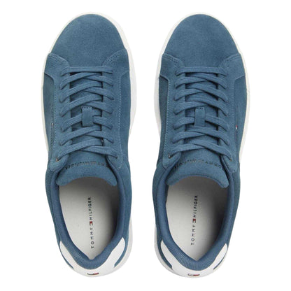 Aegean Sea - Lifestyle - Tommy Hilfiger Mens Court Suede Flat Trainers