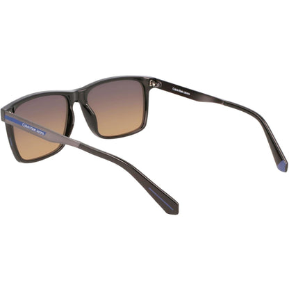 Black - Back - Calvin Klein Mens Jeans Rectangle Sunglasses