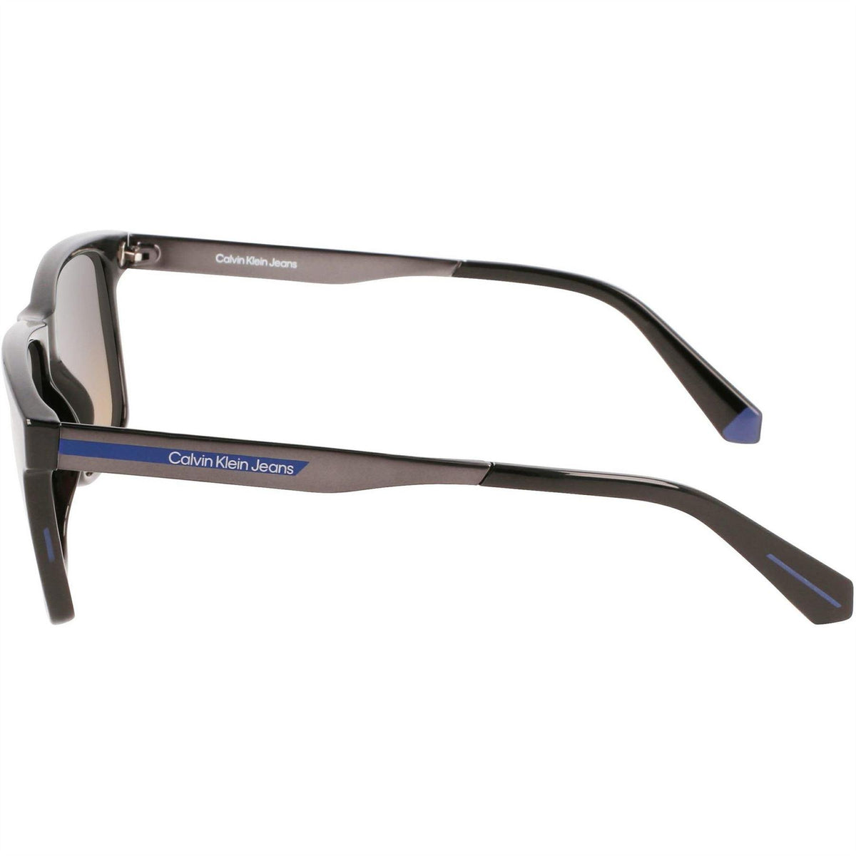 Black - Pack Shot - Calvin Klein Mens Jeans Rectangle Sunglasses
