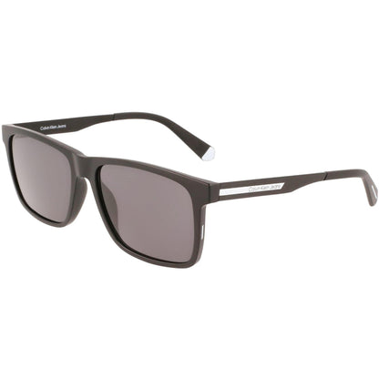 Matte Black - Lifestyle - Calvin Klein Mens Jeans Rectangle Sunglasses