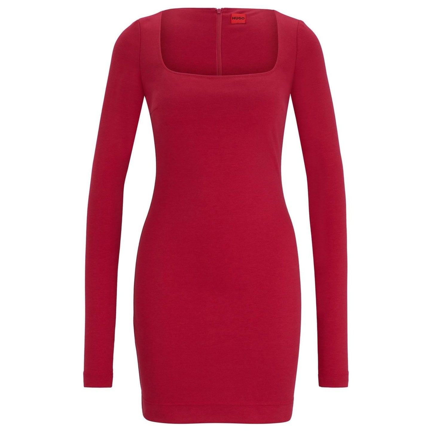 Pink - Front - Hugo Womens-Ladies Kordella Casual Dress