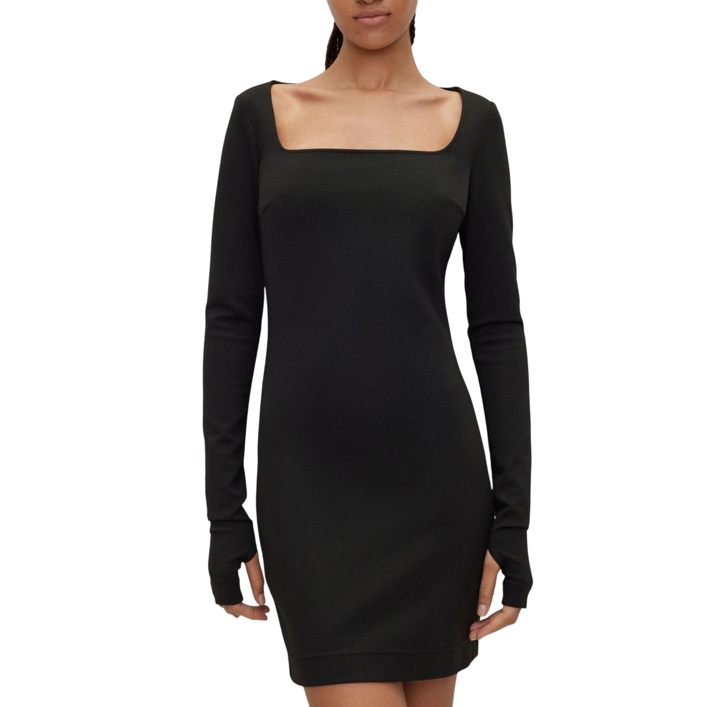 Black - Lifestyle - Hugo Womens-Ladies Kordella Casual Dress