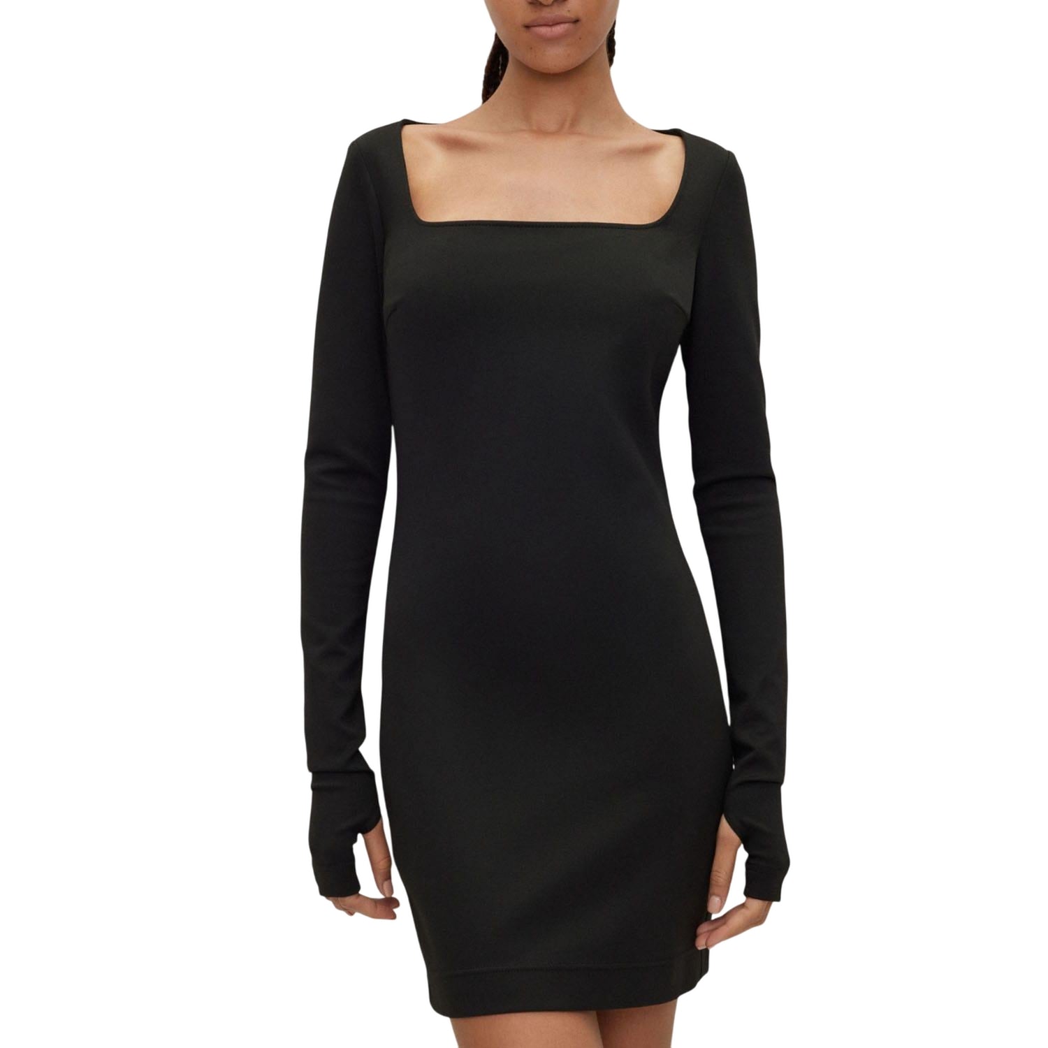 Black - Lifestyle - Hugo Womens-Ladies Kordella Casual Dress