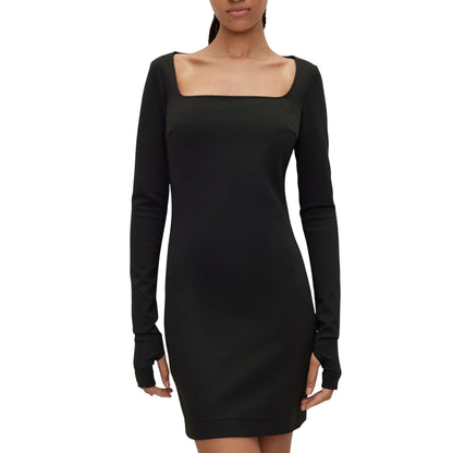 Black - Lifestyle - Hugo Womens-Ladies Kordella Casual Dress