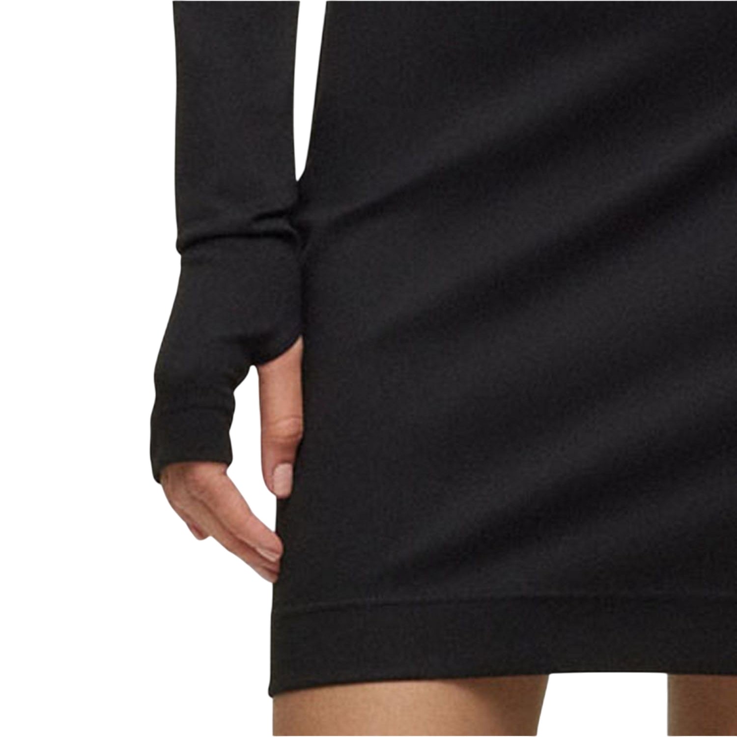 Black - Side - Hugo Womens-Ladies Kordella Casual Dress