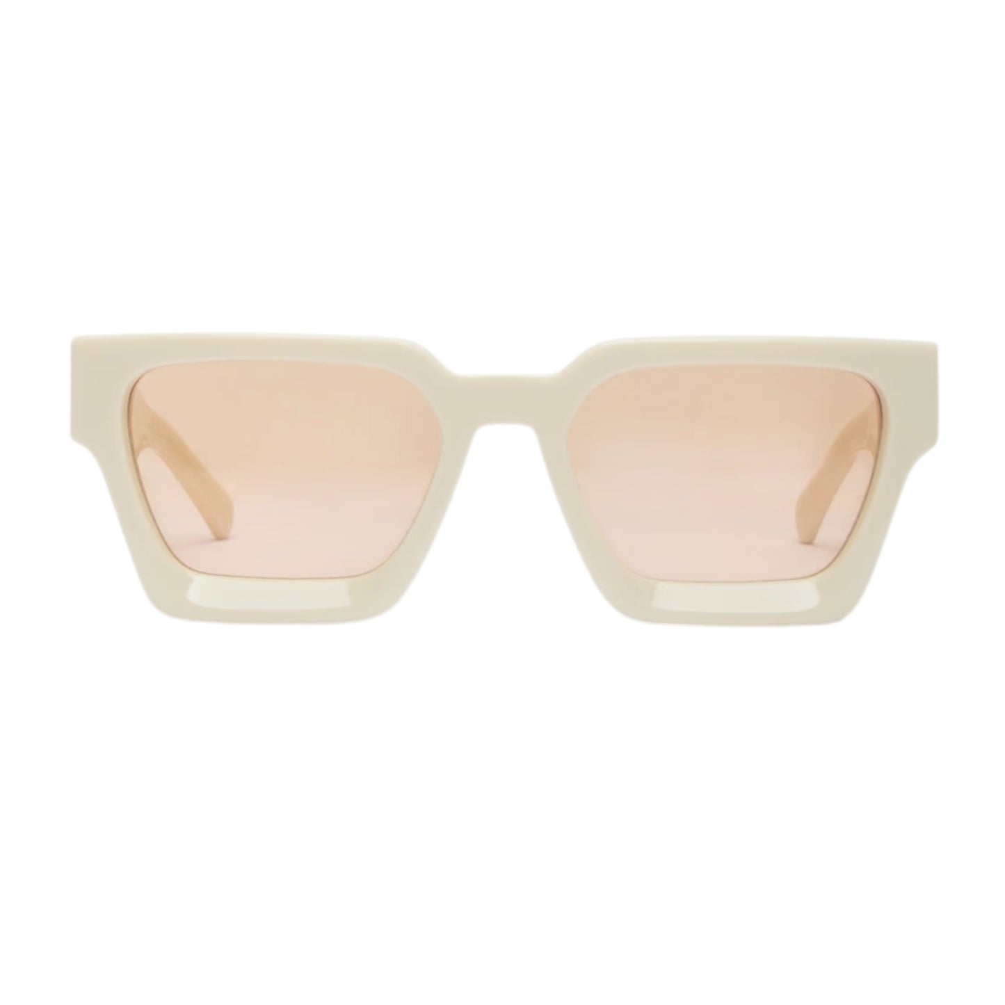 Off White - Front - Represent Mens California UV Protection Square Sunglasses