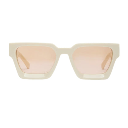 Off White - Front - Represent Mens California UV Protection Square Sunglasses