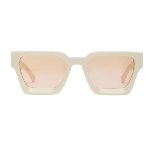 Off White - Front - Represent Mens California UV Protection Square Sunglasses