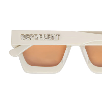 Off White - Side - Represent Mens California UV Protection Square Sunglasses