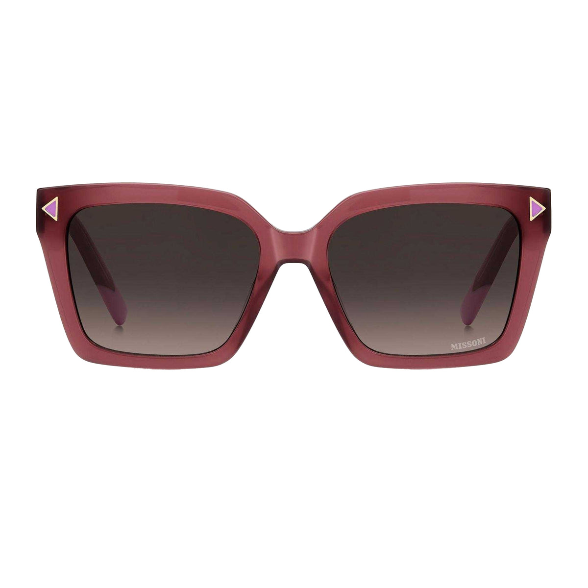 Mauve - Front - Missoni Womens-Ladies Round Gradient Sunglasses
