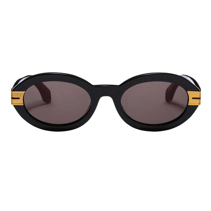 Black-Dark Grey - Front - Palm Angels Womens-Ladies Miracle Cat Eye Sunglasses