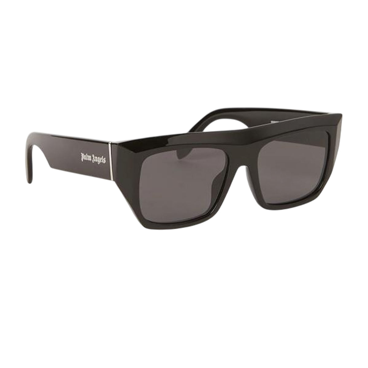 Black-Dark Grey - Front - Palm Angels Mens Niland Rectangle Sunglasses