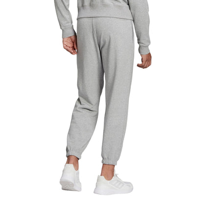 Grey - Back - Adidas Mens Essentials Feelvivid Jogging Bottoms