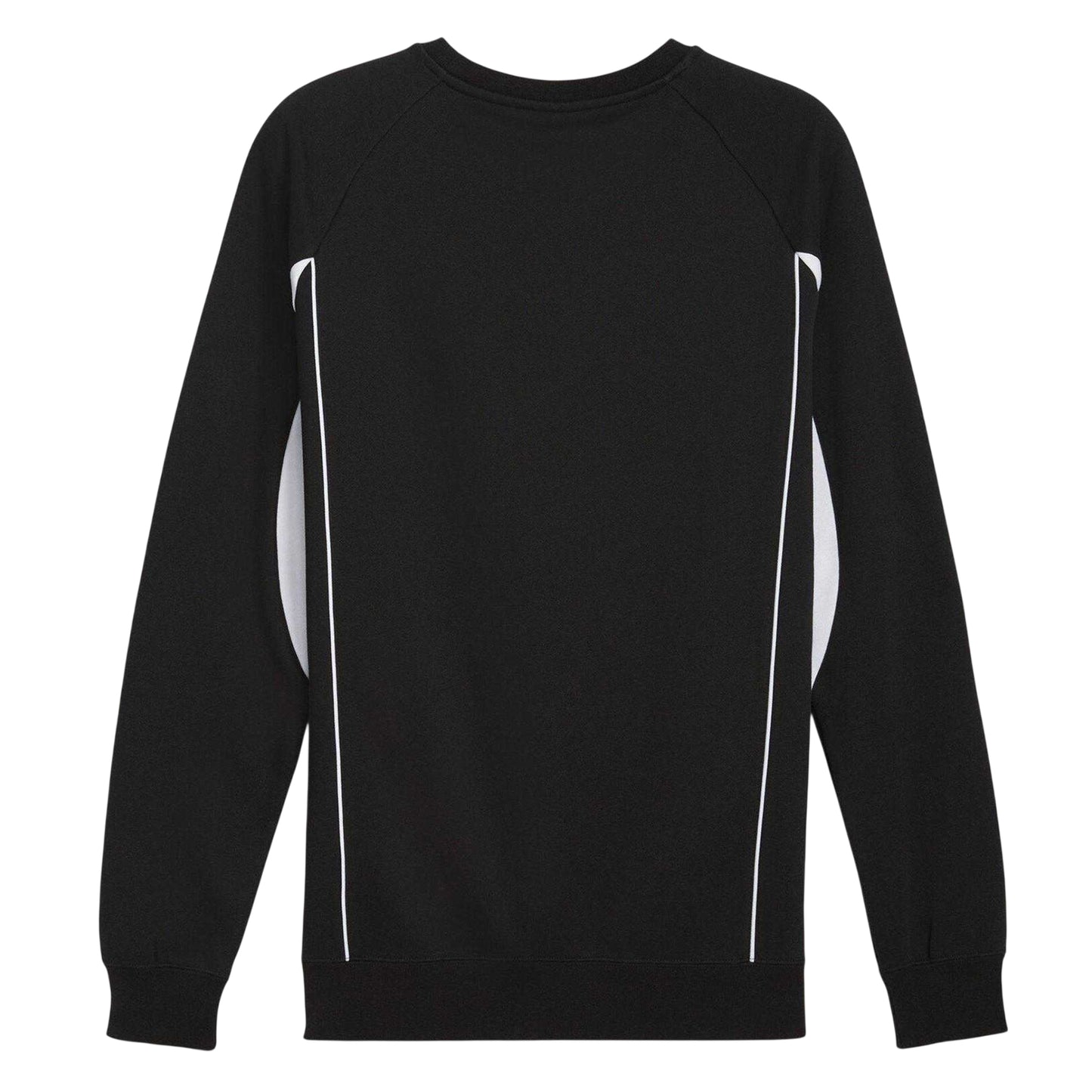 Black - Back - Puma Mens Logo Crew Neck Sports Sweatshirt