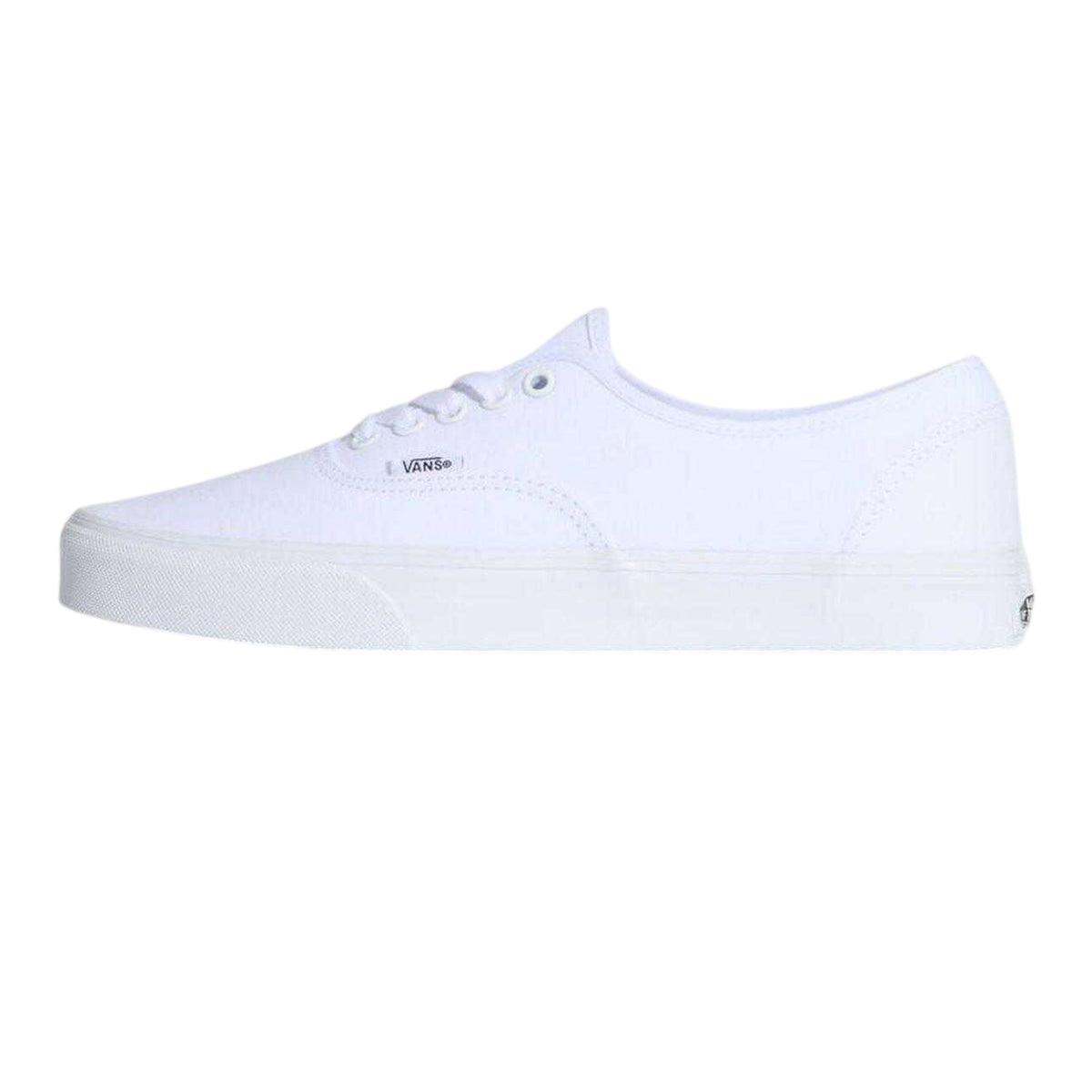 True White - Back - Vans Mens Authentic Canvas Trainers