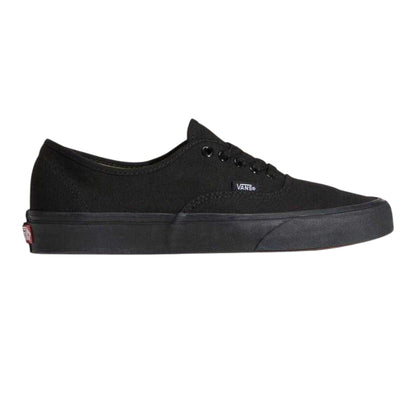 Black - Front - Vans Mens Authentic Canvas Trainers