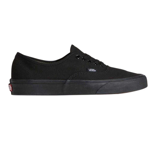 Black - Front - Vans Mens Authentic Canvas Trainers