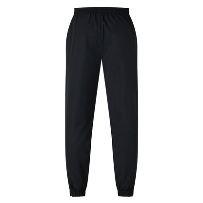 Black - Back - Lacoste Mens Taffeta Logo Jogging Bottoms