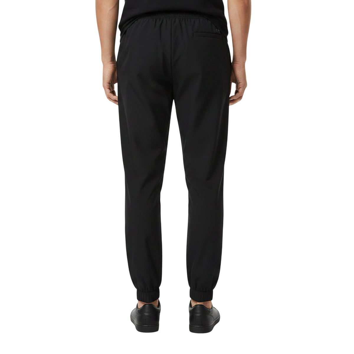 Black - Lifestyle - Lacoste Mens Taffeta Logo Jogging Bottoms