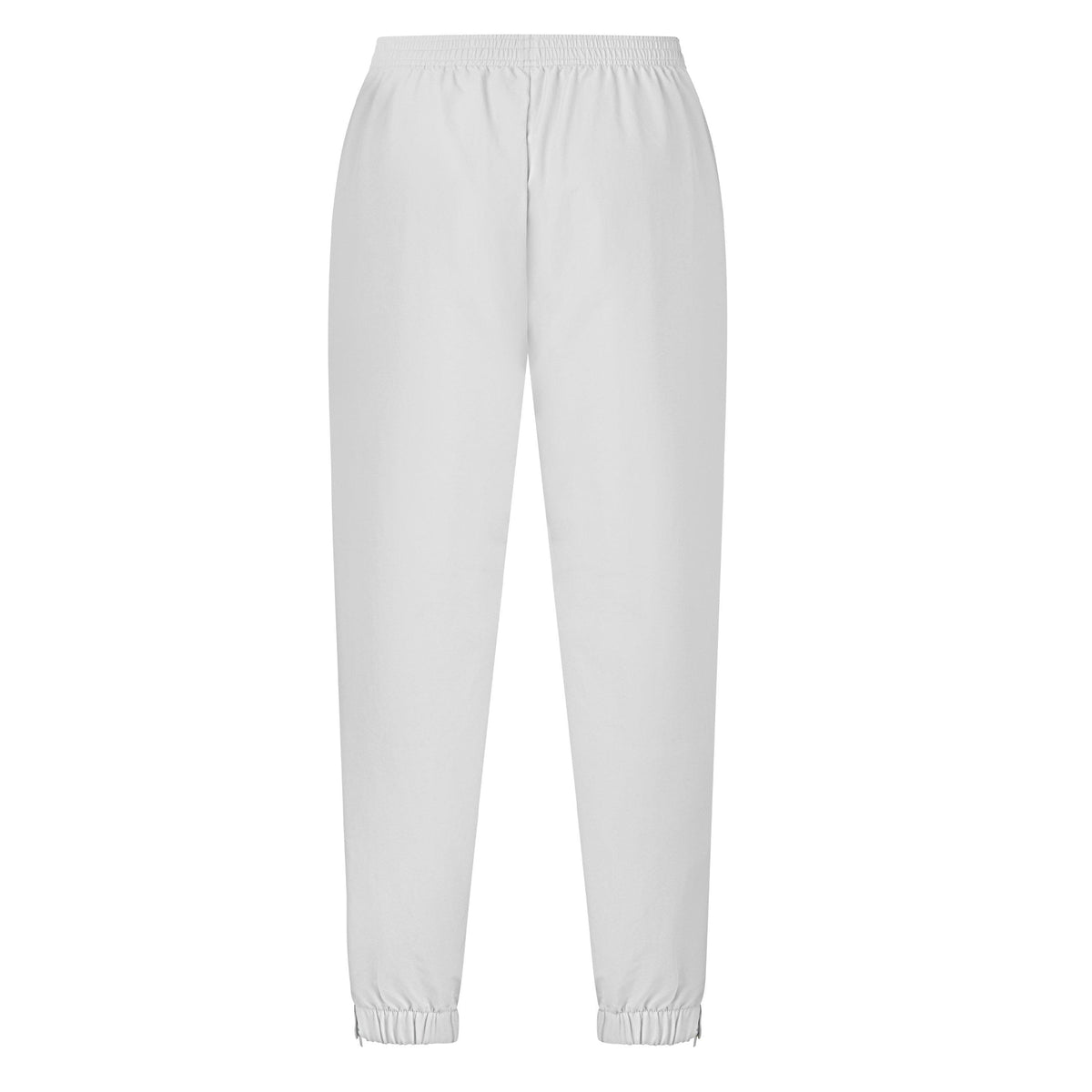 Grey - Back - Lacoste Mens Taffeta Logo Jogging Bottoms