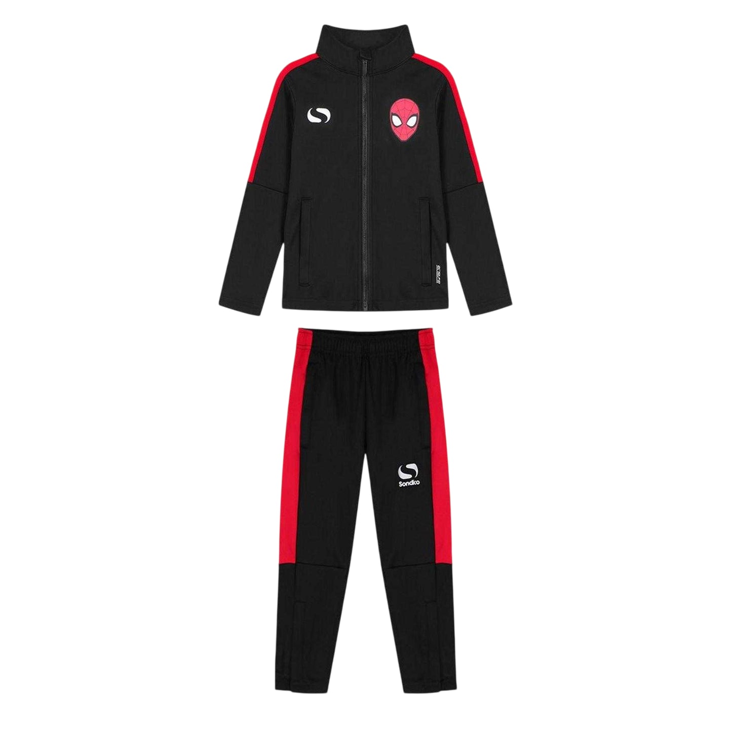 Red-Blue - Front - Sondico Childrens-Kids Spider-Man Tracksuit Set