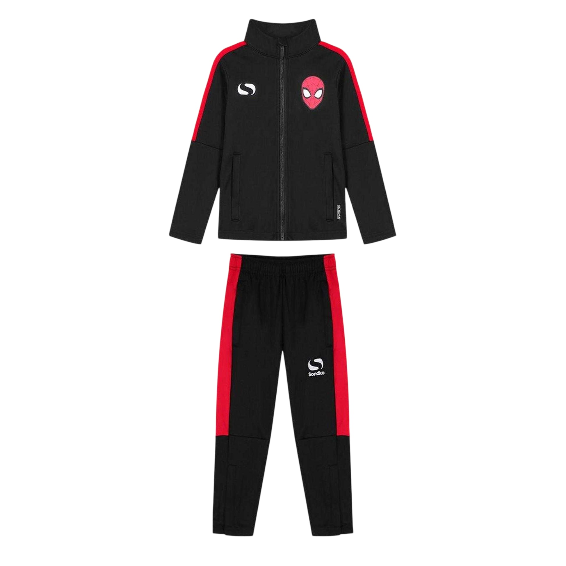 Red-Blue - Front - Sondico Childrens-Kids Spider-Man Tracksuit Set