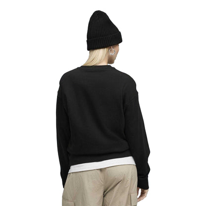 Puma Black - Lifestyle - Puma Womens-Ladies Essentials Elevated Sweatshirt