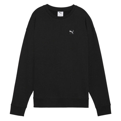 Puma Black - Front - Puma Womens-Ladies Essentials Elevated Sweatshirt