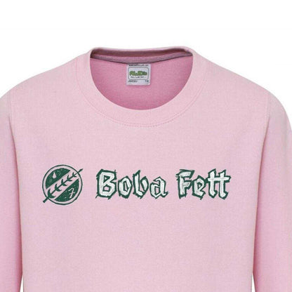 Pink - Side - AWD Childrens-Kids Boba Fett Star Wars Sweatshirt