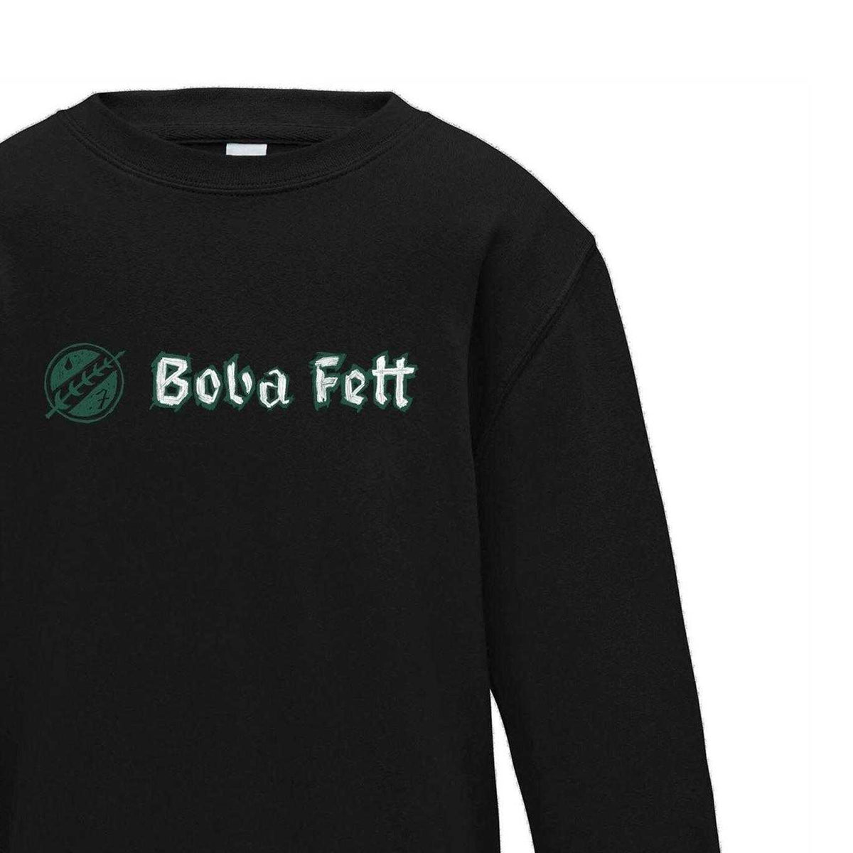Black - Side - AWD Childrens-Kids Boba Fett Star Wars Sweatshirt