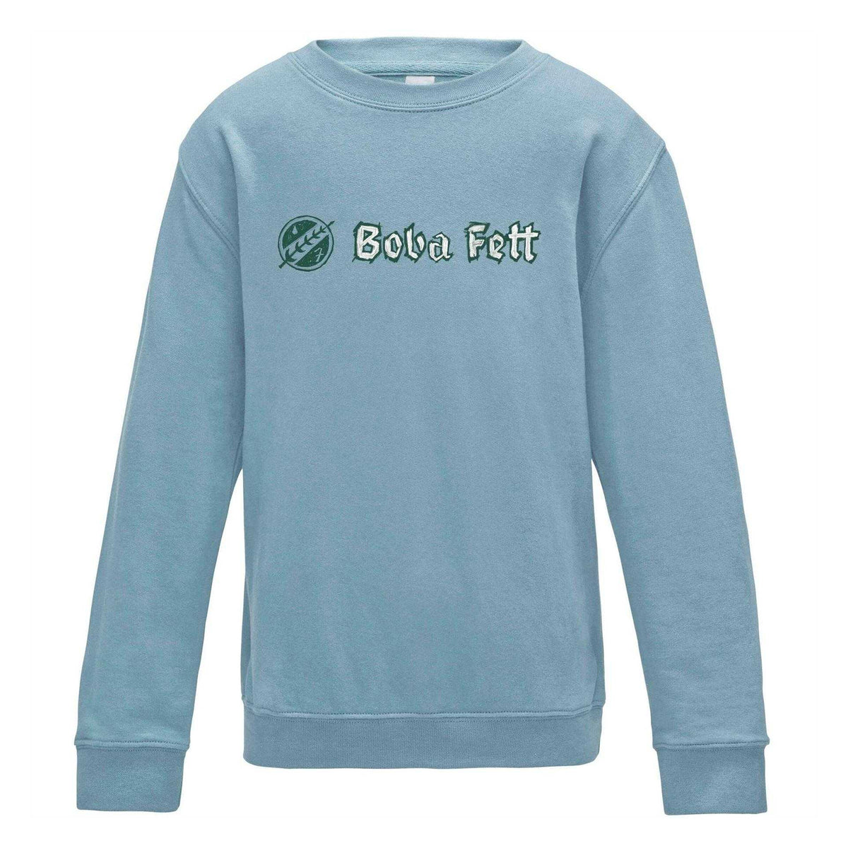 Blue - Front - AWD Childrens-Kids Boba Fett Star Wars Sweatshirt