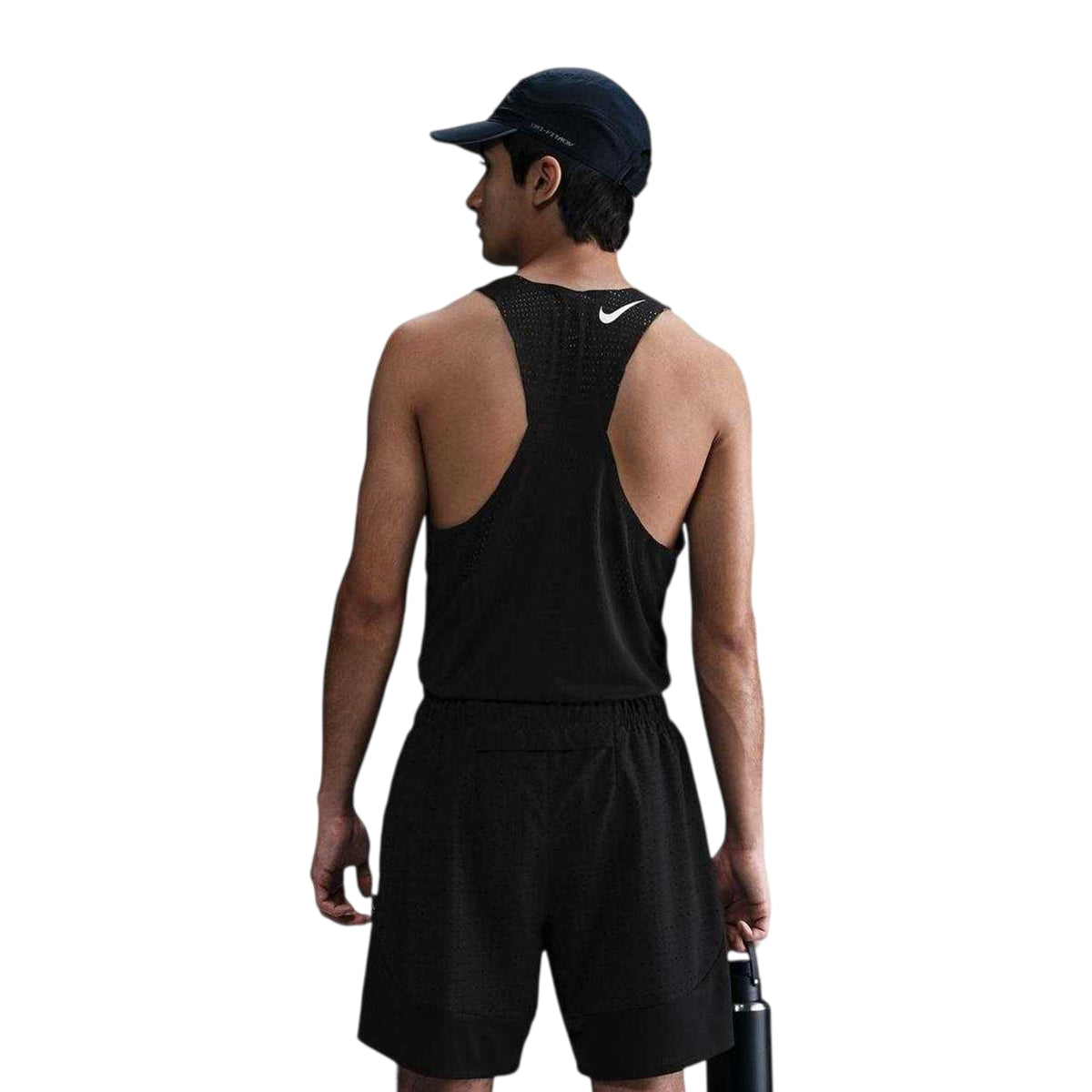 Black - Back - Nike Mens Swoosh Tank Top