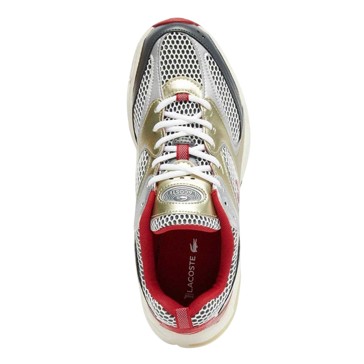 Red - Side - Lacoste Mens Storm 96 2K Trainers